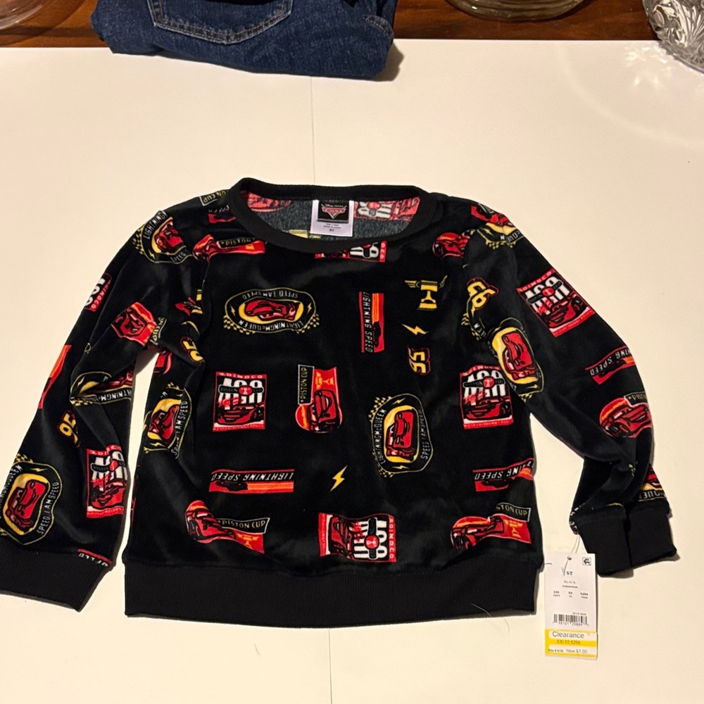 Black Graphic Men's Sweater